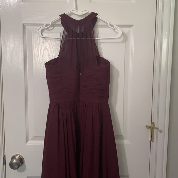 Burgundy wedding guest/ bridesmaid dress - Picture 5 of 6
